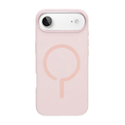 Mobilskal Silikon med Kamera Metallram för iPhone Air - Rosa image 2