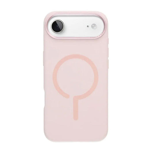 Mobilskal Silikon med Kamera Metallram för iPhone Air - Rosa image 2