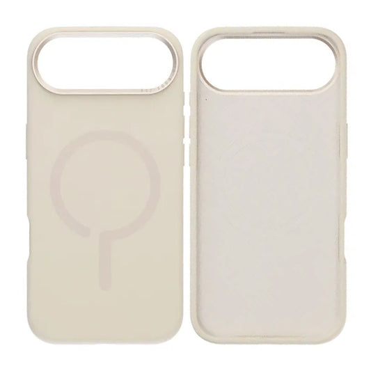 Mobilskal Silikon med Kamera Metallram för iPhone Air - Vit image 1