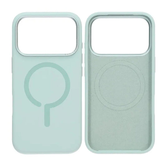 Mobilskal Silikon med Kamera Metallram för iPhone 17 Pro - Grön image 1