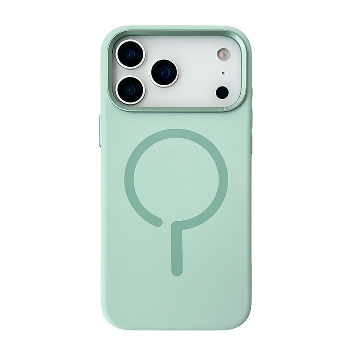 Mobilskal Silikon med Kamera Metallram för iPhone 17 Pro - Grön image 2