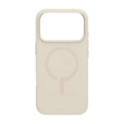 Mobilskal Silikon med Kamera Metallram för iPhone 17 Pro Max - Vit image 2