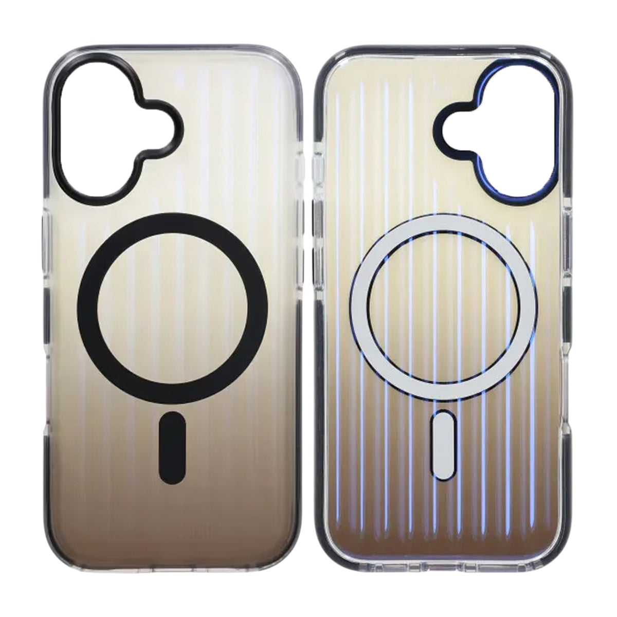 Mobilskal Korrugerad MagSafe för iPhone 17 - Svart image 1