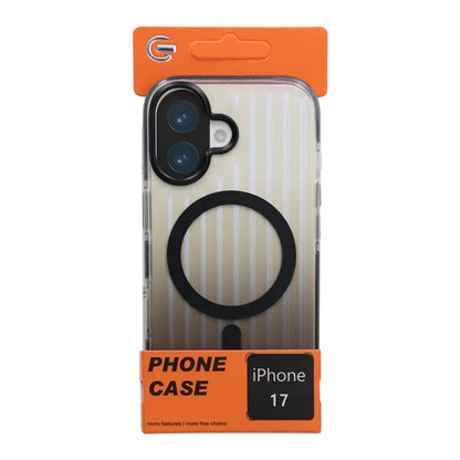 Mobilskal Korrugerad MagSafe för iPhone 17 - Svart image 4