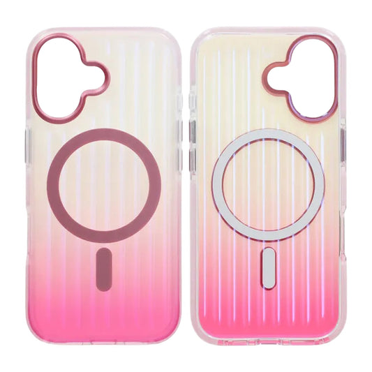 Mobilskal Korrugerad MagSafe för iPhone 17 - Rosa image 1