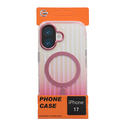 Mobilskal Korrugerad MagSafe för iPhone 17 - Rosa image 4
