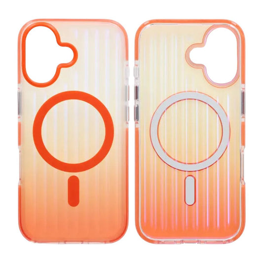 Mobilskal Korrugerad MagSafe för iPhone 17 - Orange image 1