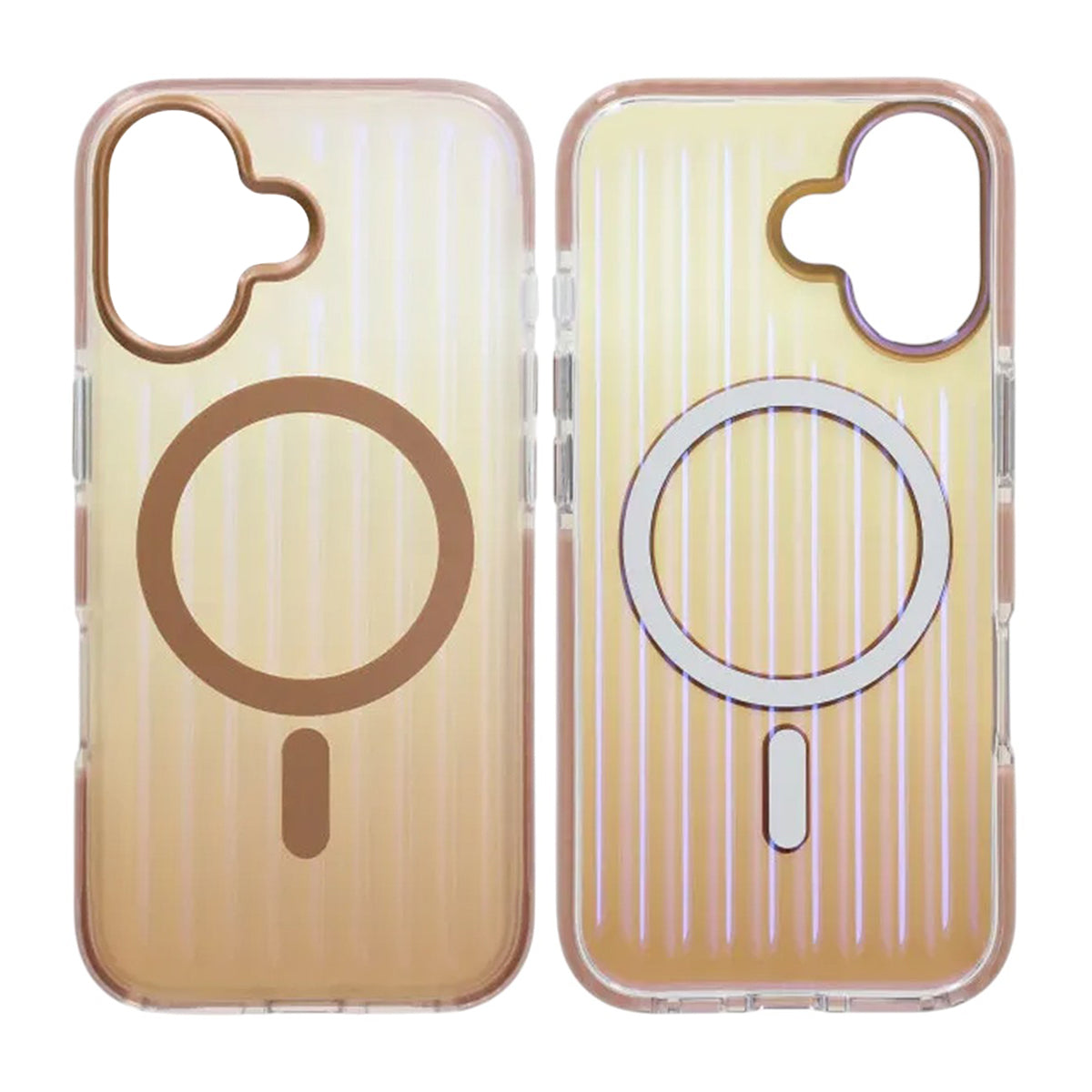 Mobilskal Korrugerad MagSafe för iPhone 17 - Guld image 1