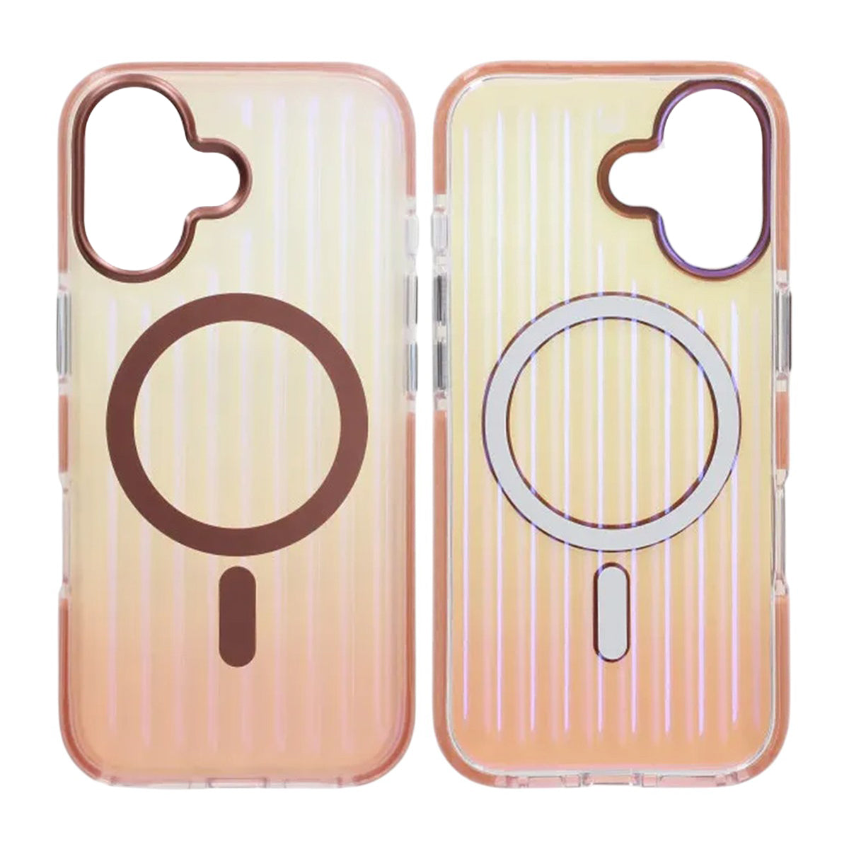 Mobilskal Korrugerad MagSafe för iPhone 17 - Roséguld image 1