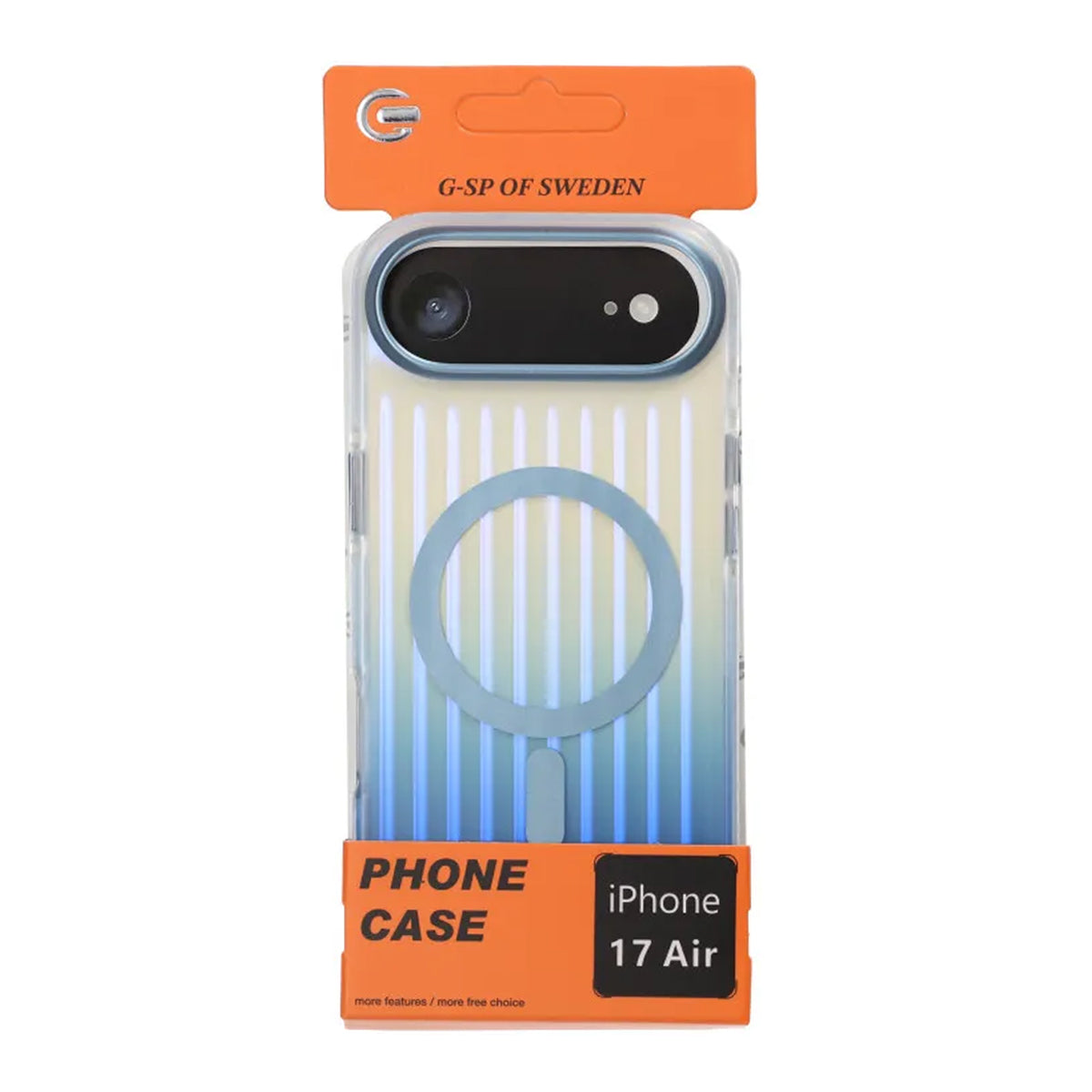 Mobilskal Korrugerad MagSafe för iPhone Air - Blå image 4