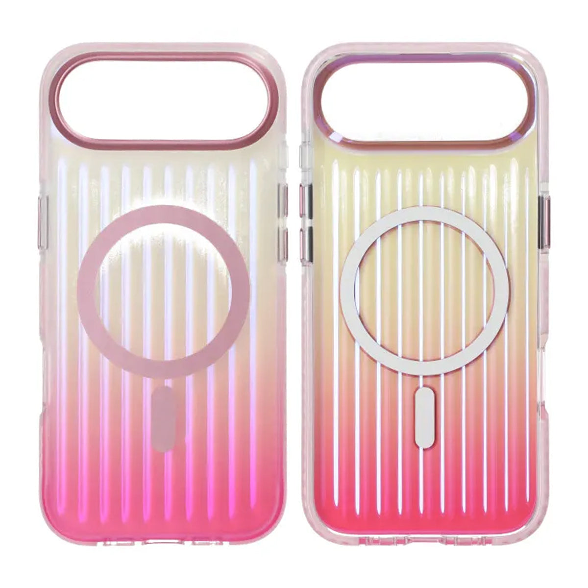 Mobilskal Korrugerad MagSafe för iPhone Air - Rosa image 1