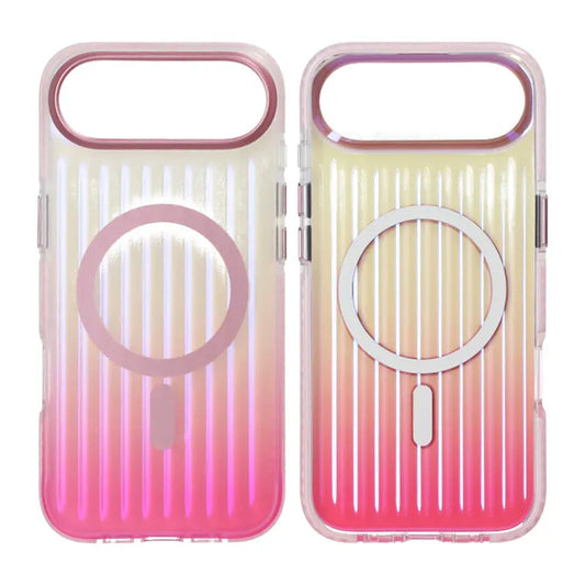 Mobilskal Korrugerad MagSafe för iPhone Air - Rosa image 1