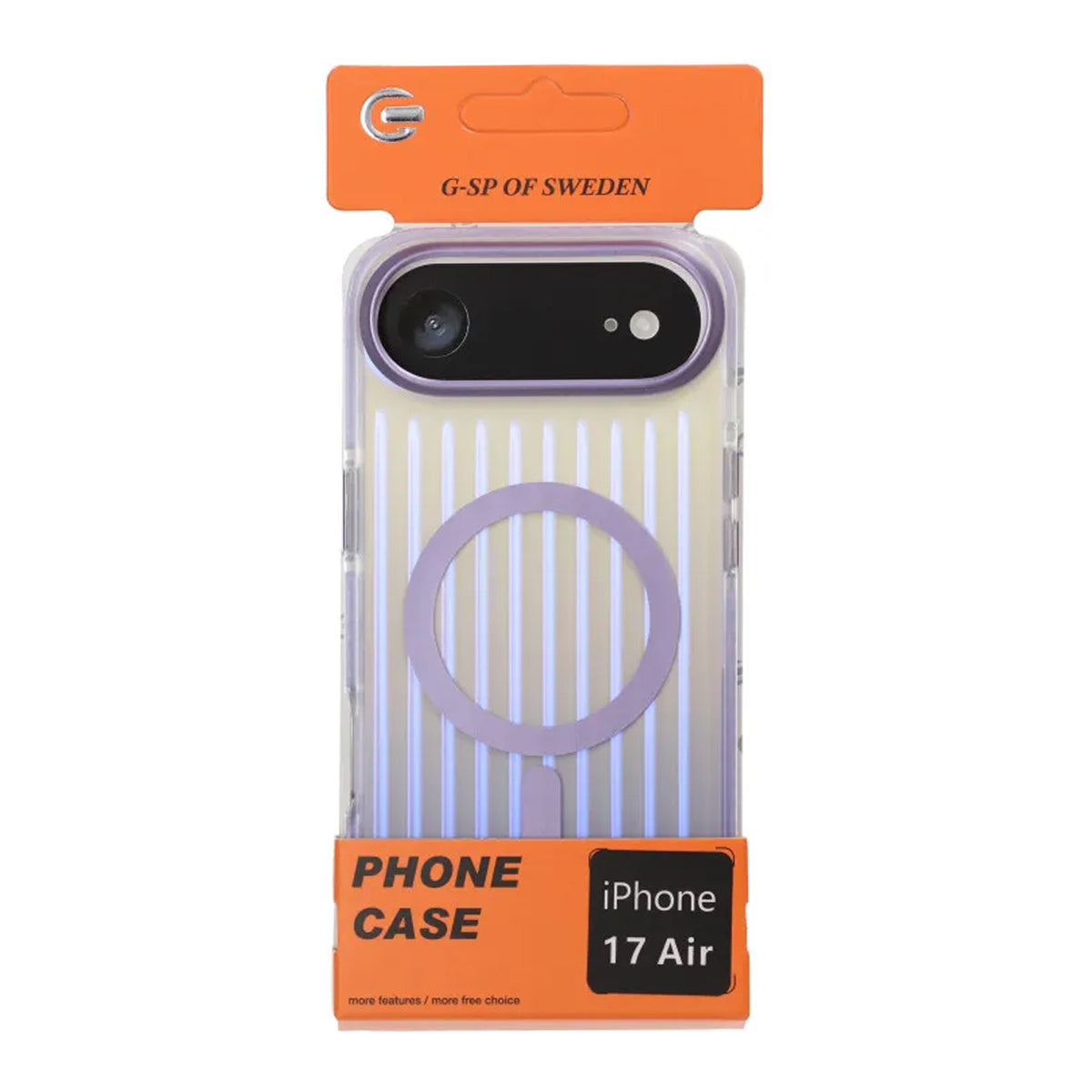 Mobilskal Korrugerad MagSafe för iPhone Air - Ljuslila image 4