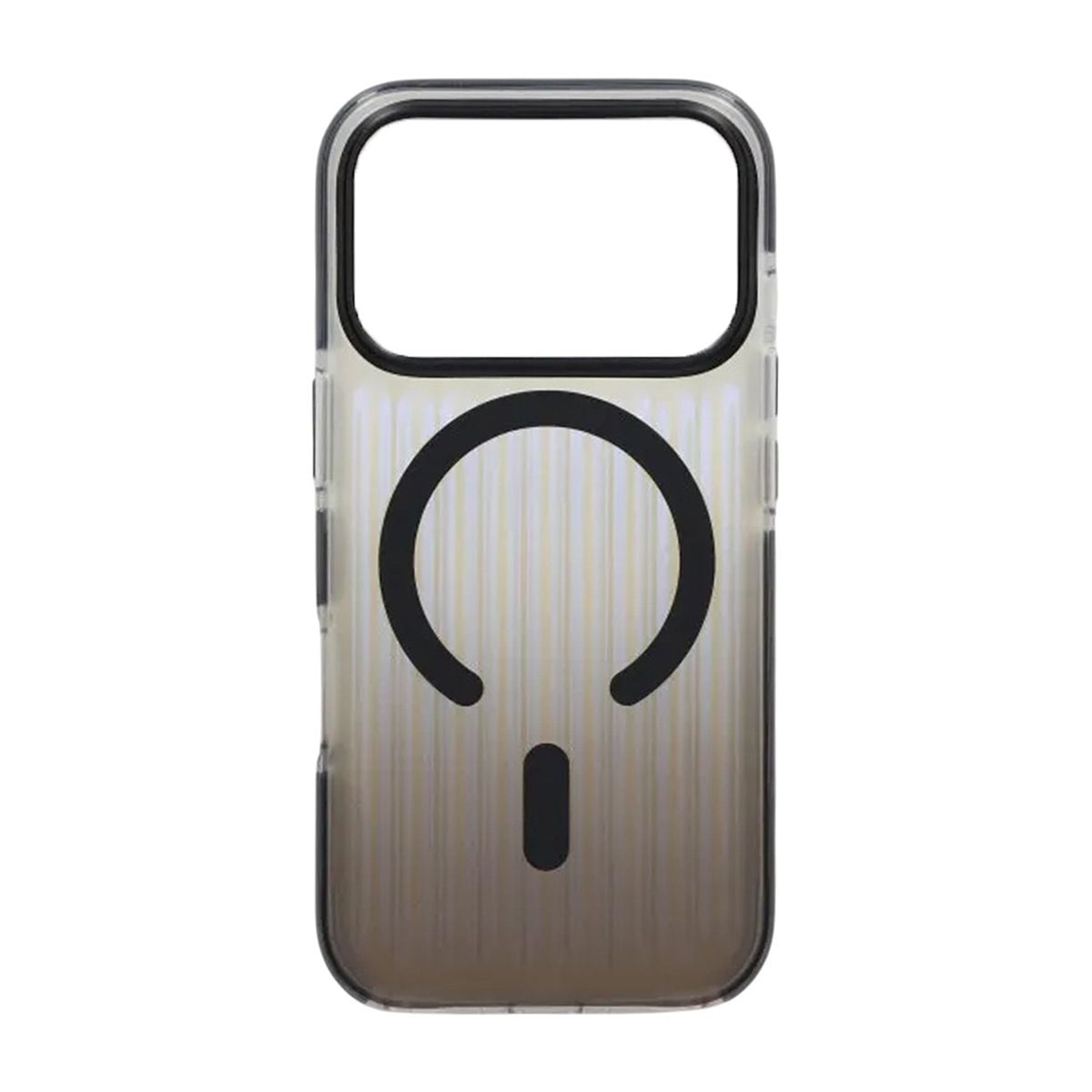 Mobilskal Korrugerad MagSafe för iPhone 17 Pro - Svart image 2