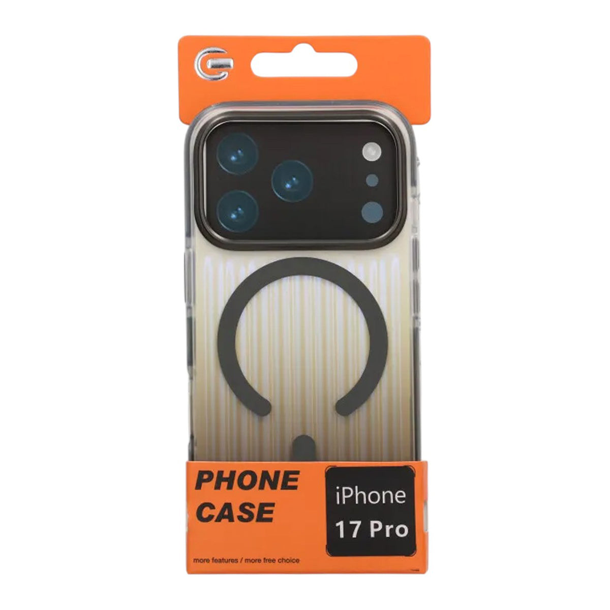 Mobilskal Korrugerad MagSafe för iPhone 17 Pro - Grå image 4