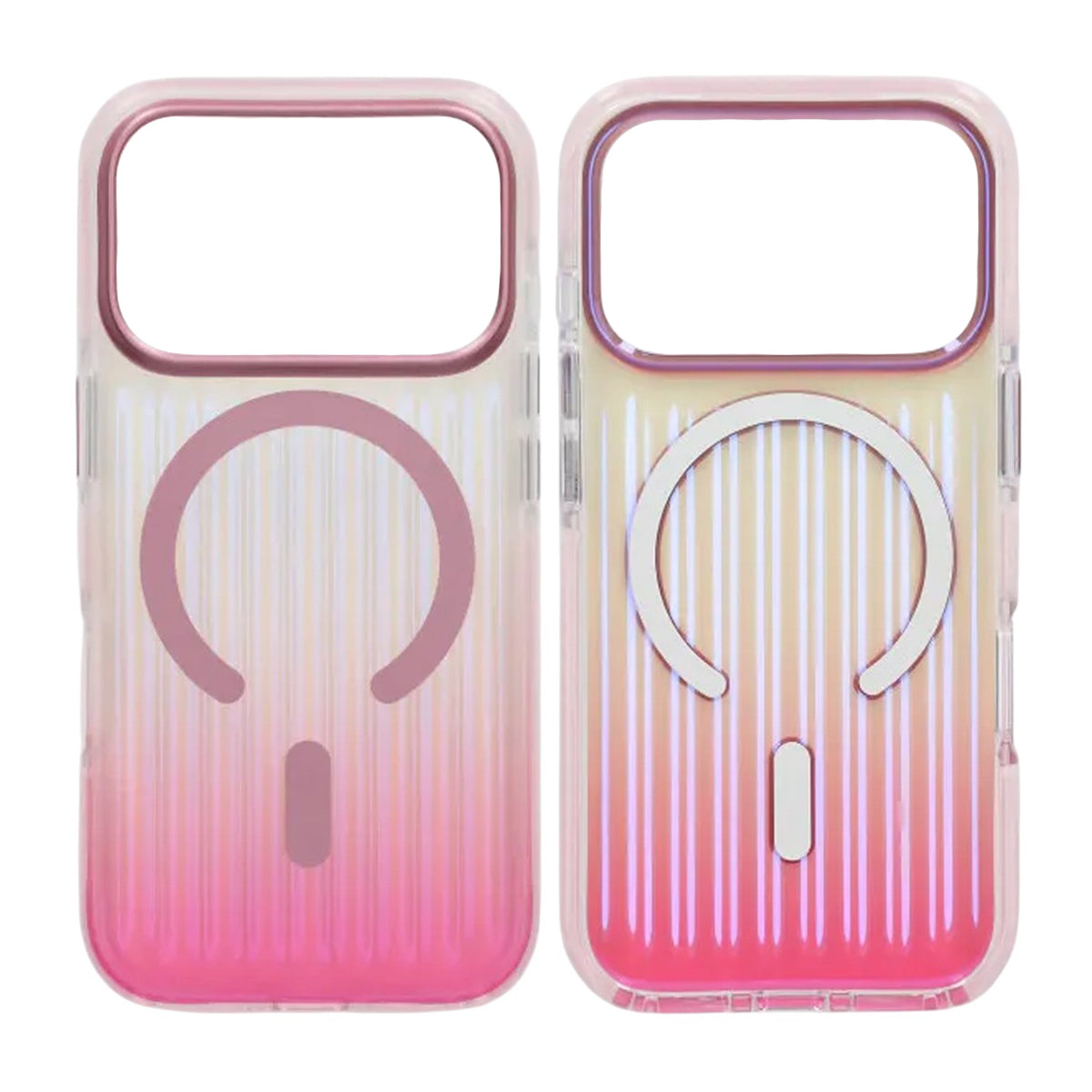 Mobilskal Korrugerad MagSafe för iPhone 17 Pro Max - Rosa image 1