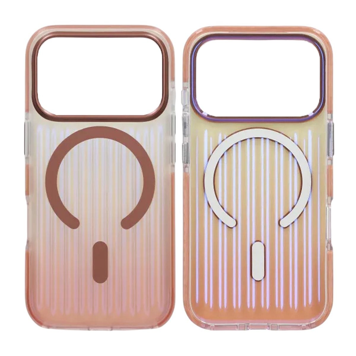 Mobilskal Korrugerad MagSafe för iPhone 17 Pro Max - Roséguld image 1