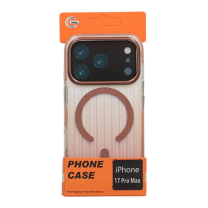 Mobilskal Korrugerad MagSafe för iPhone 17 Pro Max - Roséguld image 4