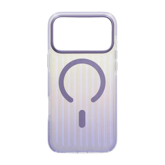 Mobilskal Korrugerad MagSafe för iPhone 17 Pro Max - Ljuslila image 2