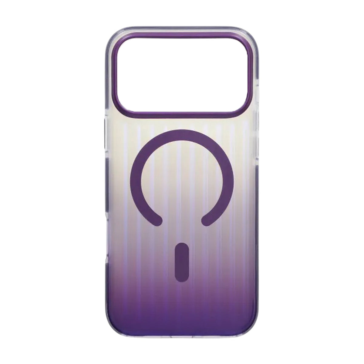 Mobilskal Korrugerad MagSafe för iPhone 17 Pro Max - Mörklila image 2