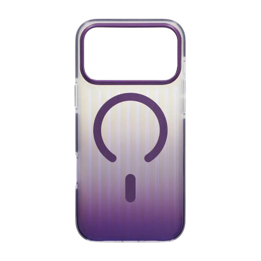 Mobilskal Korrugerad MagSafe för iPhone 17 Pro Max - Mörklila image 2