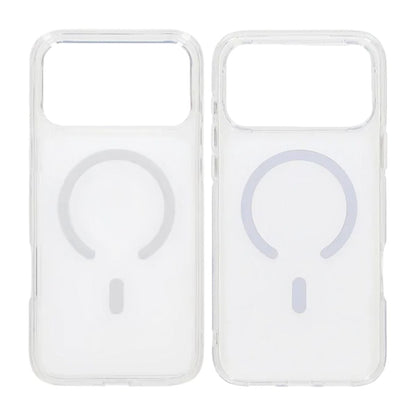 Mobilskal TPU med Magsafe för iPhone 17 Pro Max - Vit/Transparent image 1
