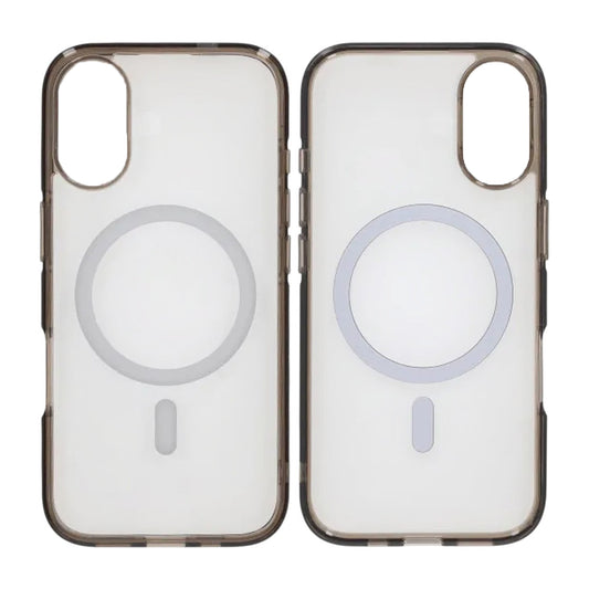 Mobilskal TPU Magsafe för iPhone 17 - Svart Transparent image 1