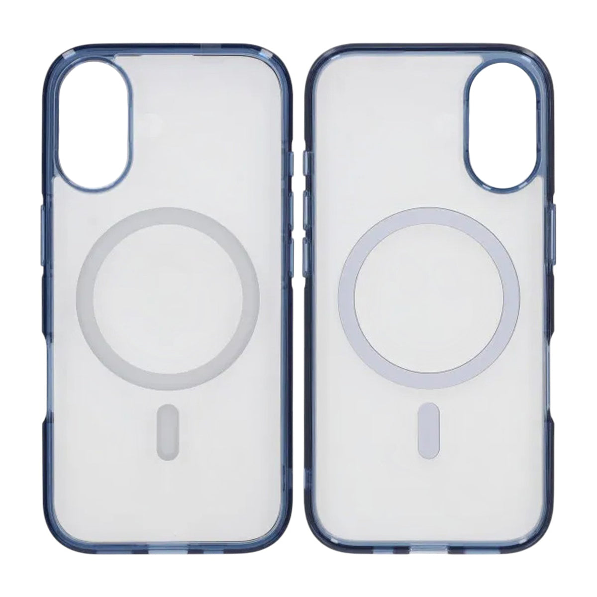 Mobilskal TPU Magsafe för iPhone 17 - Blå Transparent image 1
