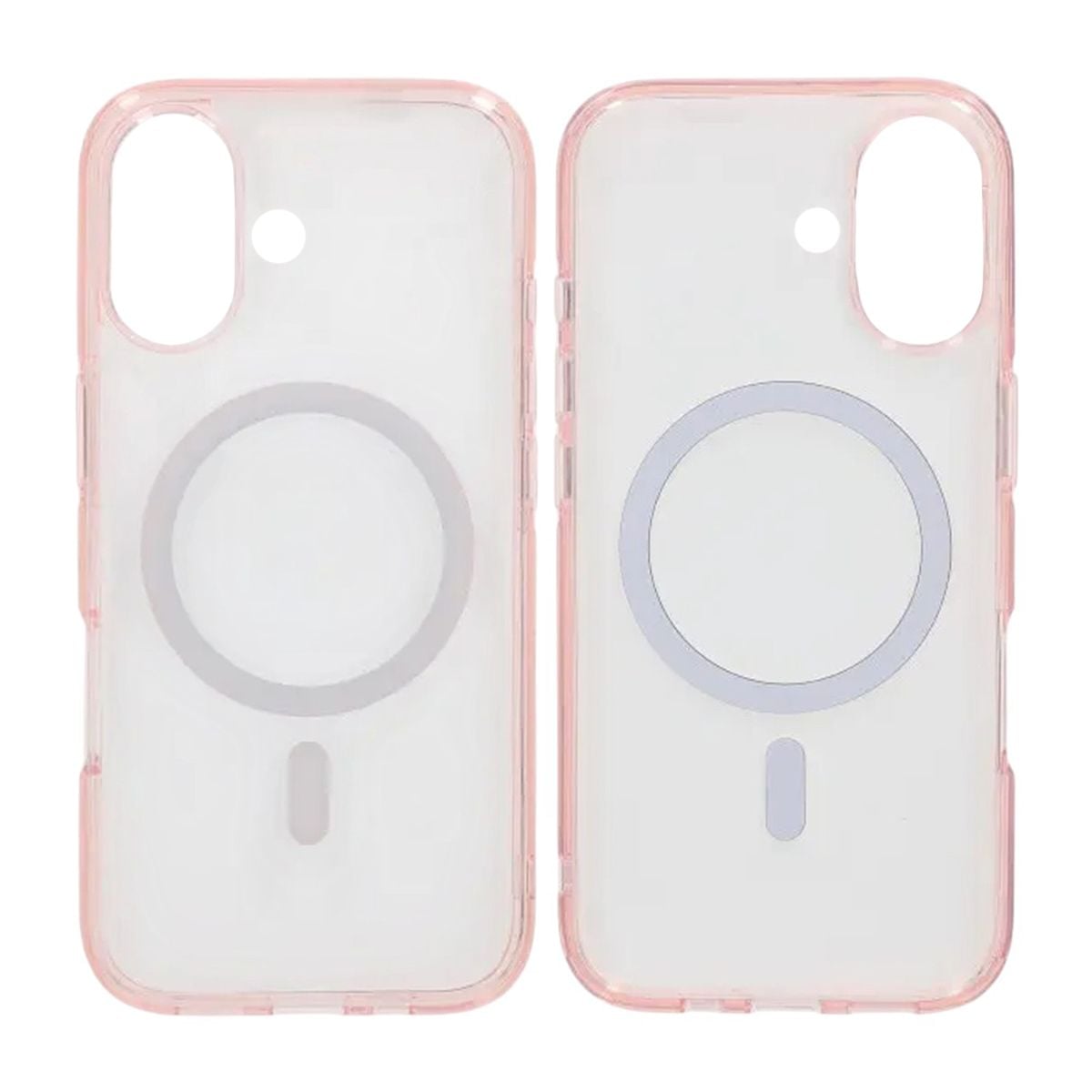Mobilskal TPU Magsafe för iPhone 17 - Rosa Transparent image 1