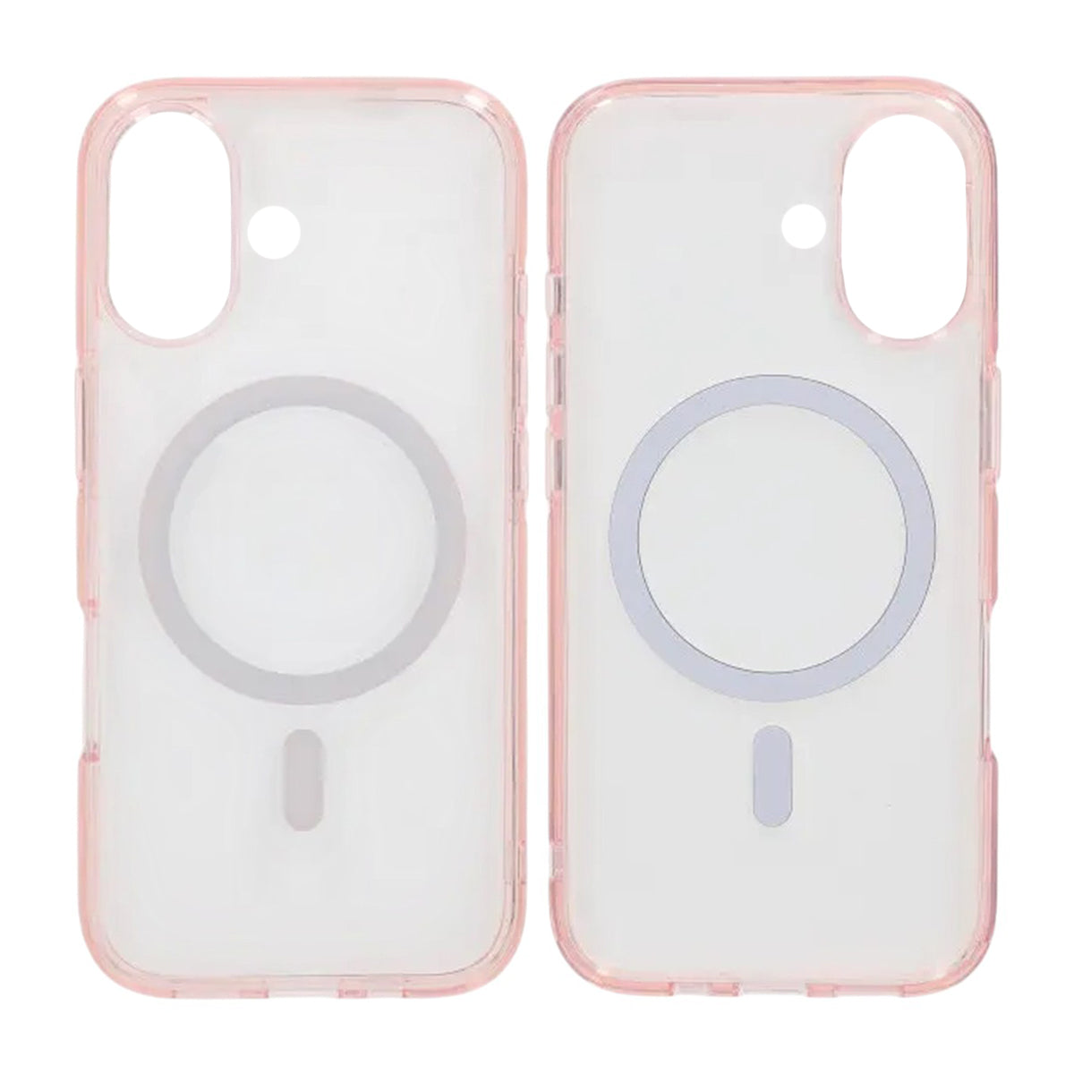 Mobilskal TPU Magsafe för iPhone 17 - Rosa Transparent image 1