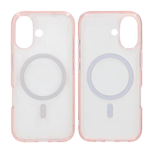 Mobilskal TPU Magsafe för iPhone 17 - Rosa Transparent image 1