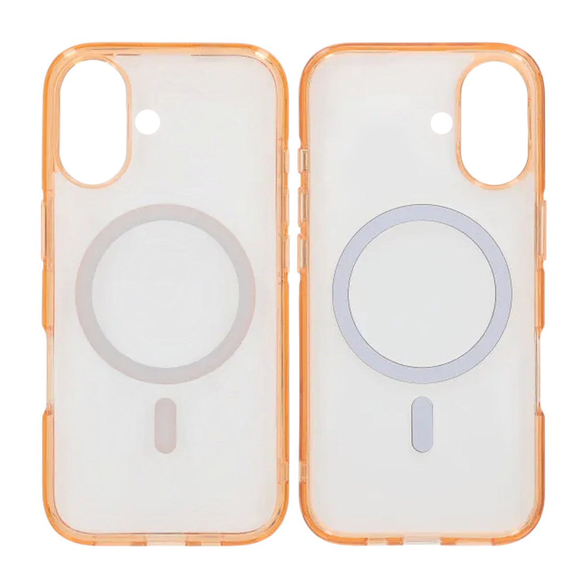 Mobilskal TPU Magsafe för iPhone 17 - Orange Transparent image 1