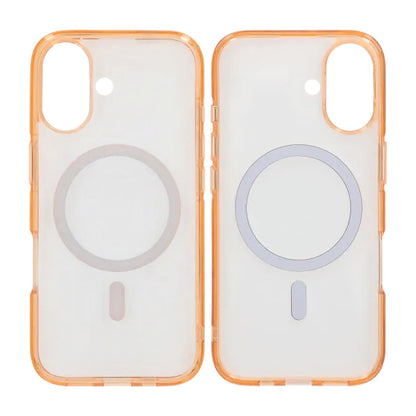 Mobilskal TPU Magsafe för iPhone 17 - Orange Transparent image 1