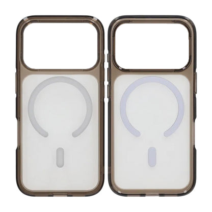 Mobilskal TPU Magsafe för iPhone 17 Pro - Svart Transparent image 1