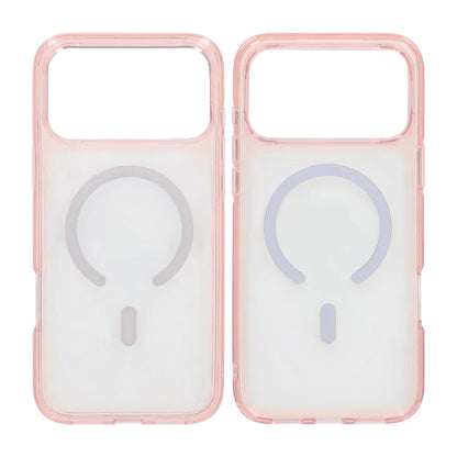 Mobilskal TPU Magsafe för iPhone 17 Pro - Rosa Transparent image 1