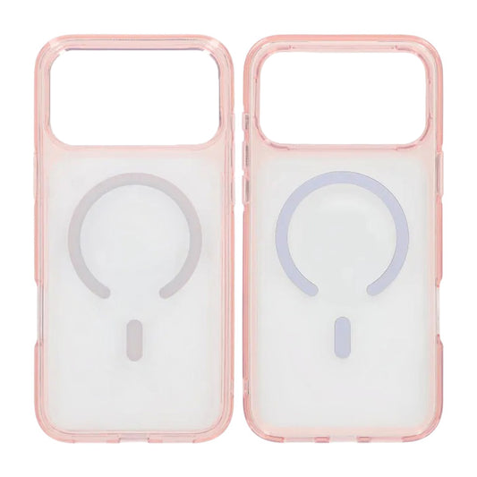 Mobilskal TPU Magsafe för iPhone 17 Pro - Rosa Transparent image 1