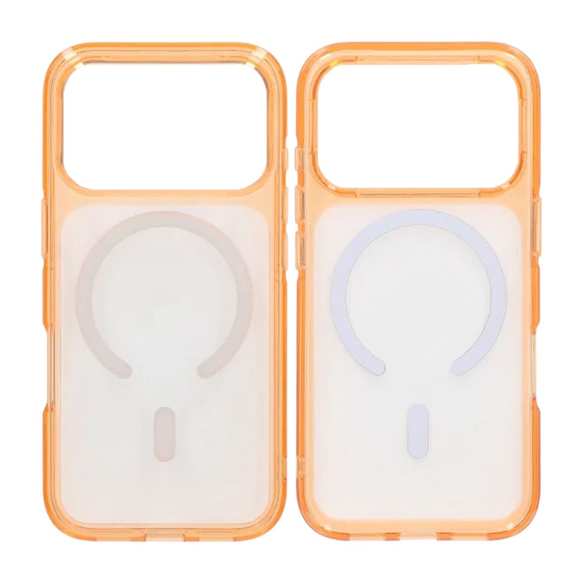 Mobilskal TPU Magsafe för iPhone 17 Pro - Orange Transparent image 1