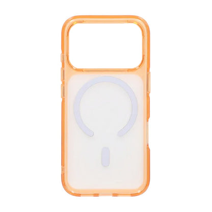 Mobilskal TPU Magsafe för iPhone 17 Pro - Orange Transparent image 3