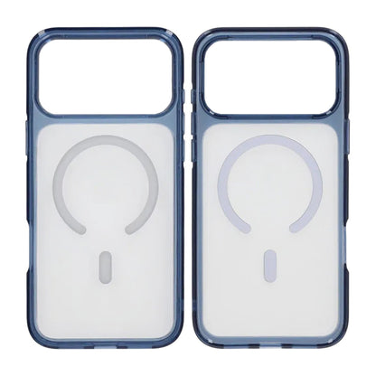 Mobilskal TPU Magsafe för iPhone 17 Pro Max - Blå Transparent image 1