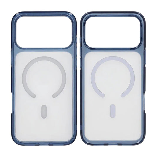 Mobilskal TPU Magsafe för iPhone 17 Pro Max - Blå Transparent image 1