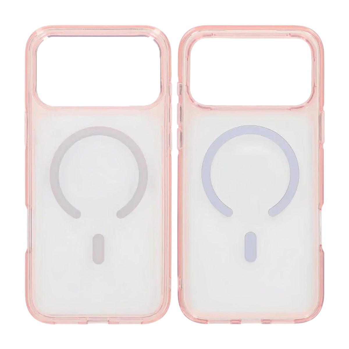 Mobilskal TPU Magsafe för iPhone 17 Pro Max - Rosa Transparent image 1