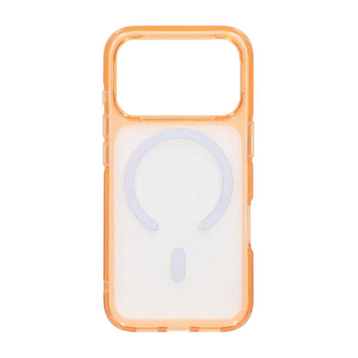 Mobilskal TPU Magsafe för iPhone 17 Pro Max - Orange Transparent image 3