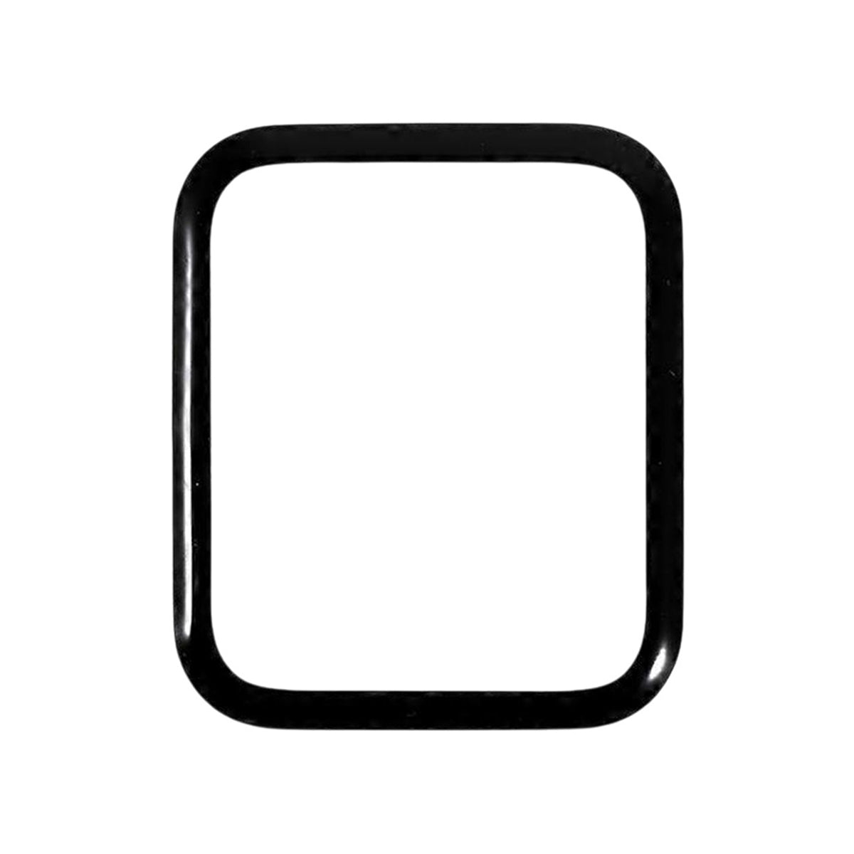 Screen Protector Apple Watch Series 6 Aluminum 45mm - 3D Full Tempered Glass Black image 2