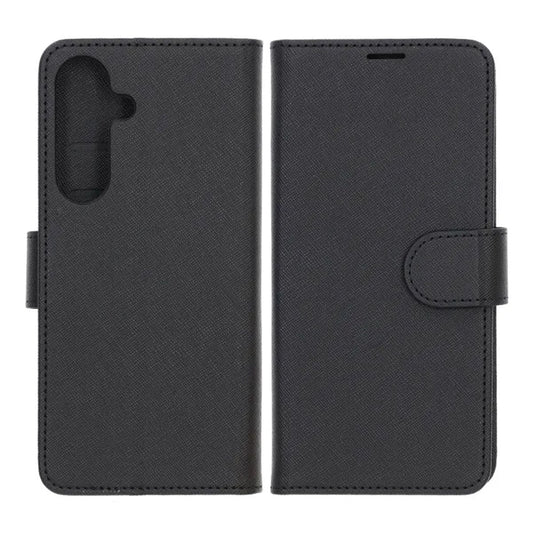 Plånboksfodral med stativ till Samsung Galaxy S25 FE - Svart image 1