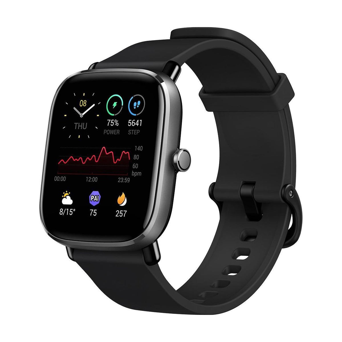 Begagnad Amazfit GTS 2 mini Amazfit A2018 Black - Mycket bra skick (A) image 1