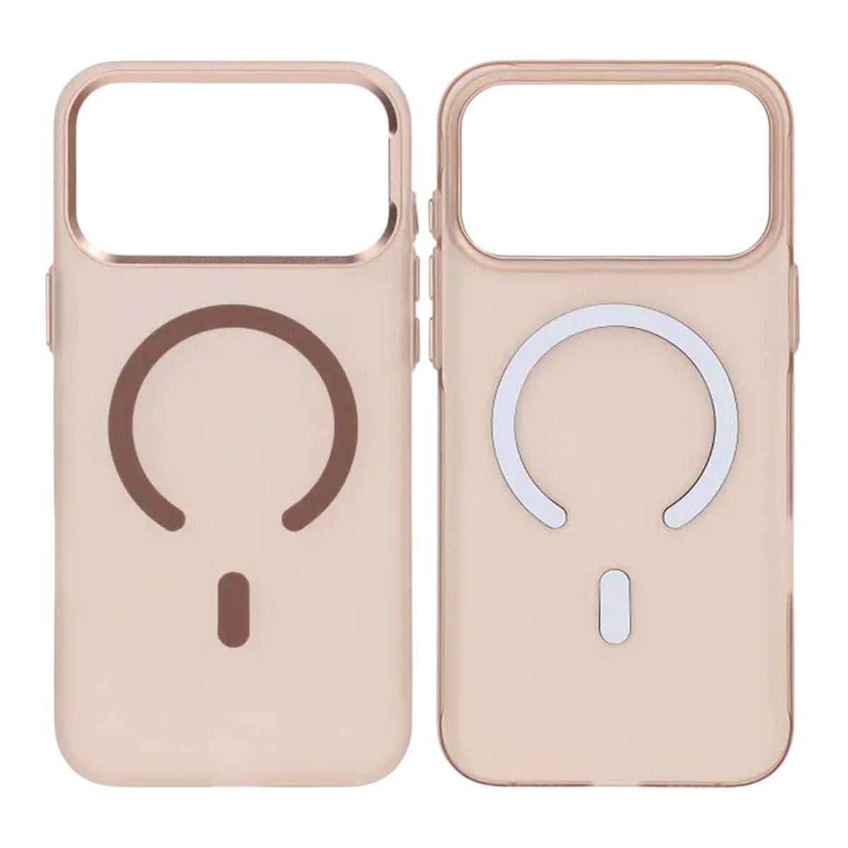 Mobilskal med kameraskydd för iPhone 17 Pro Max - Frostat Guld image 1
