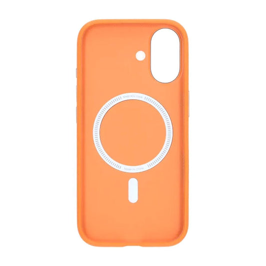 Mobilskal konstläder med Magsafe för iPhone 17 - Orange image 3