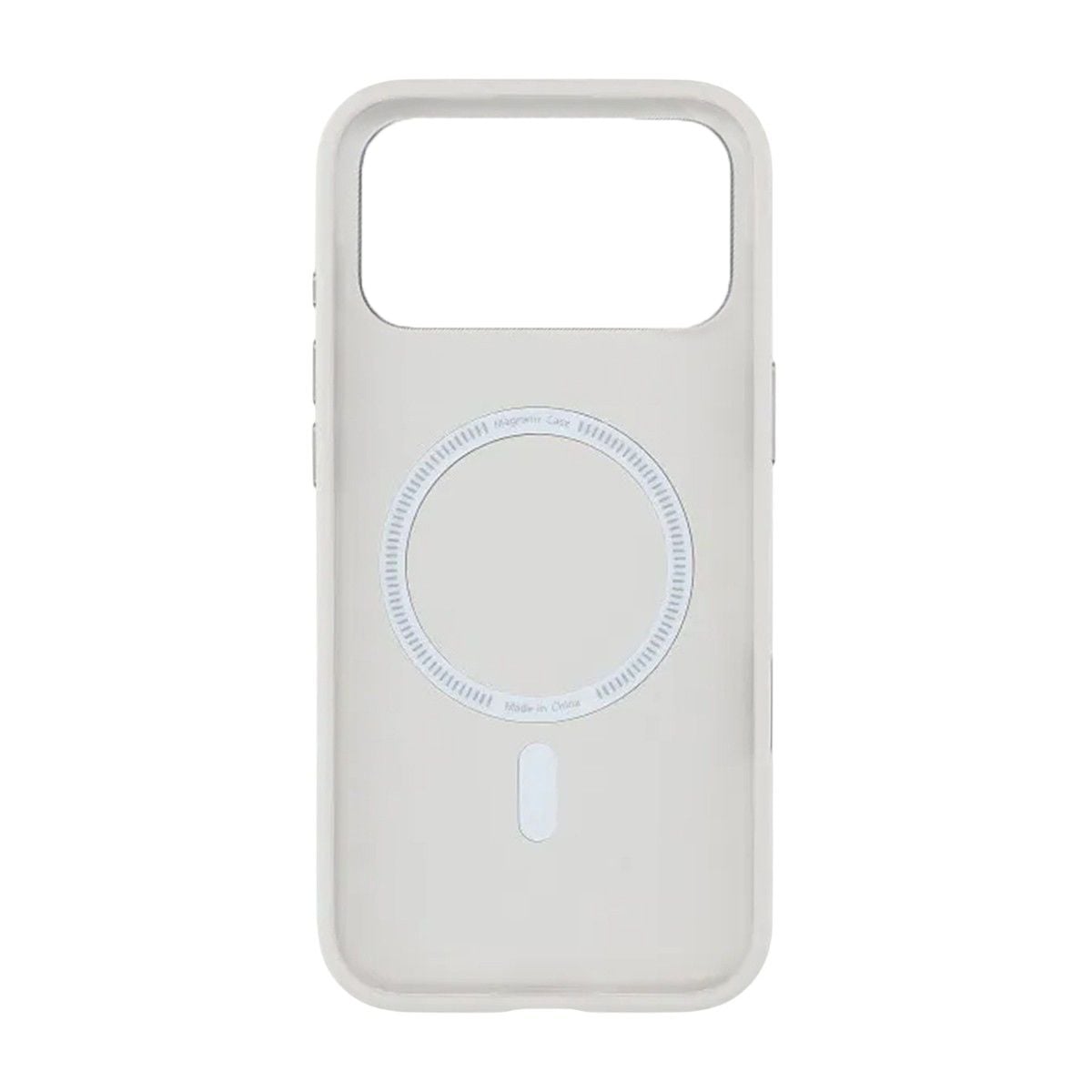 Mobilskal konstläder med Magsafe för iPhone 17 Pro - Vit image 3