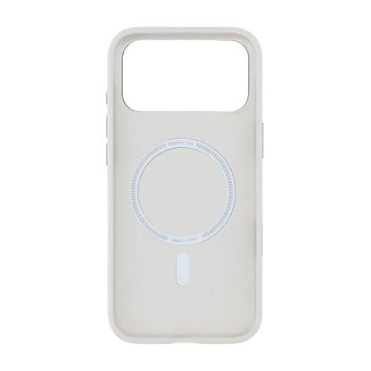 Mobilskal konstläder med Magsafe för iPhone 17 Pro - Vit image 3