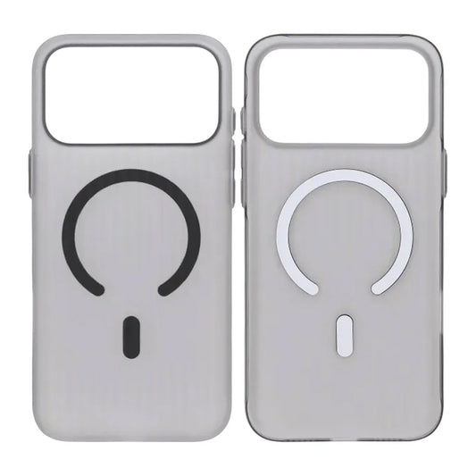 Mobilskal Korrugerad för iPhone 17 Pro - Frostat Grå image 1